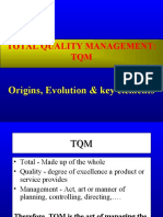 Total Quality Management: TQM: Origins, Evolution & Key Elements