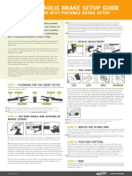 Avid Hydraulic Brake Setup Guide