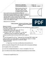 Epreuve de Maths 4