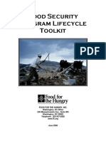 FH Food Security Program Lifecycle Toolkit Manual 07 July