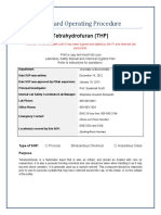 Standard Operating Procedure: Tetrahydrofuran (THF)