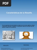 Características de La Filosofía