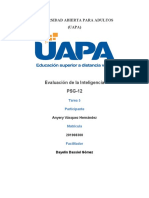 Tarea 5 Evaluacion de La Inteligencia