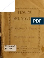 Tesoro Del Novicio. - R. P. Fr. José A. Fariña