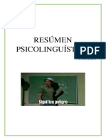 Resumen Psicolingüística