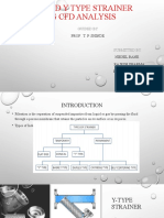 Modified Y Type Strainer Using CFD Analysis: Guided by