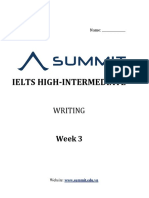 (IELTS Hi-Inter) Writing Week 3 - Student - S Handout