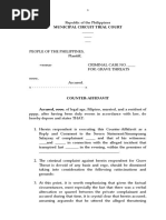 Counter Affidavit For Upload