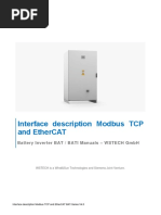 Modbus TCP Interface BAT and BATI Inverters v4 5 Eng