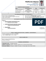 NMIMS Madhuram Sharma B.com CV PDF