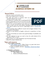 Data Science Intern 101