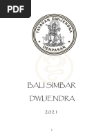 Manual Bali Simbar Dwijendra 2021