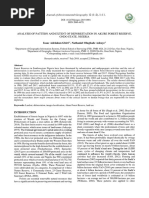 (2060467X - Journal of Environmental Geography) Analysis of Pattern and Extent of Deforestation in Akure Forest Reserve, Ondo State, Nigeria