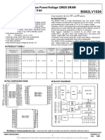 BS62LV1024: Very Low Power/Voltage CMOS SRAM 128K X 8 Bit