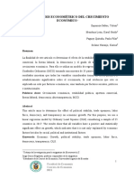 Analisis Econometrico Del Crecimiento Economico - Paper