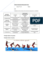 Rubrica Evaluación Voletos 3ros