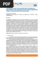 WEG Criterios para Evaluaci N Del Sistema de Aislamiento de M Quinas El Ctricas Girantes para La Realizaci N de Servicios Articulo Tecnico Espanol