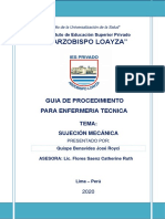 "Arzobispo Loayza": Guia de Procedimiento para Enfermeria Tecnica