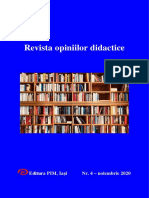 Revista Opiniilor Didactice, Nr. 4 - Noiembrie 2020