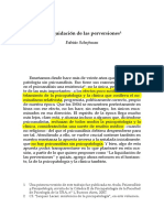 La Liquidación de Las Perversiones - Fabián Schejtman