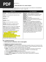 Act I, Scene II Analysis