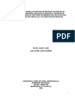 Anteproyecto Modelo de Gestion de Residuos Solidos para Rellenos Sanitarios