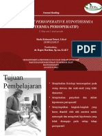 Journal Reading DM Shafa - Hipotermi Perioperatif