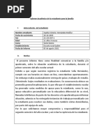 Informe Académico Del Estudiante para La Familia