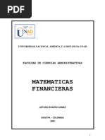 Modulo Matematicas Financieras