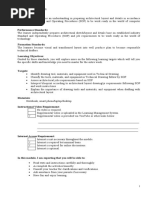 Learning Module No. 1 Content Standards