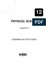 Physical Science: Learning Activity Sheet