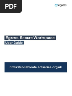 Egress Secure Workspace - IFoA Full User Guide