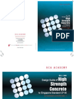 Design Guide On Use of High Strength Concrete