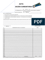 Evaluación Comunitaria-Acta