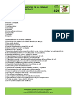 Etica y Caracteristicas de Un Catador