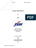 JSW - Detailed Energy Audit Report - Apr15