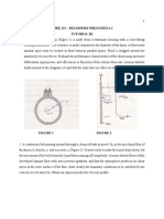 Chbe 251 - Transport Phenomena I Tutorial Iii