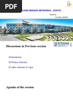 Ad Hoc and Wireless Sensor Networks - Ec8702: Session by