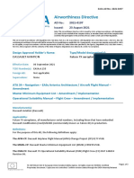 Airworthiness Directive: Dassault Aviation Falcon 7X Aeroplanes