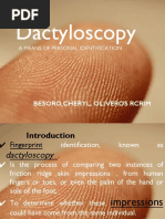 Dactyloscopy: Besoro, Cheryl, Oliveros Rcrim