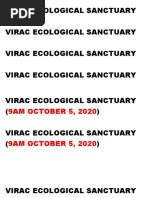 Virac Ecological Sanctuary Virac Ecological Sanctuary Virac Ecological Sanctuary Virac Ecological Sanctuary