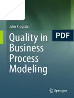 Quality in Business Process Modeling by John Krogstie (2016)