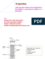 Evaporation and Evaporators