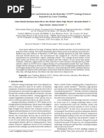 Effect of Laser Power and Substrate On The Hastelloy C276TM Coatings Features Deposited by Laser Cladding