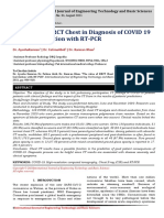 The Value of HRCT Chest in Diagnosis of COVID 19 and Its Correlation With RT-PCR