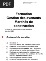 Formation Gestion Des Avenants