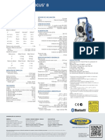 Ficha Tecnica Estacion Total Spectra Precision Focus 8