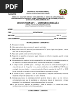 Cho/Cstgsp/2017 - Motomecanização: Diretoria de Recursos Humanos Centro de Recrutamento E Seleção