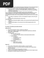 Provisional: Borderline Personality Disorder Differential DX