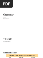 Grammar: Tense Present Tense